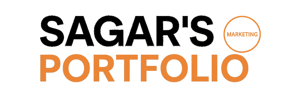 Sagar's Portfolio Website Black